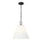 Z-Lite Alaric 1 Light Pendant, 14in. W x 15in. H, Matte Black 3042P14-MB - alternate 1